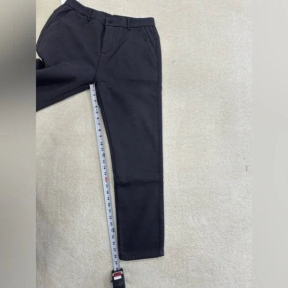 Men's Pants Straight Leg Fleece Insulated Dark Gray Size 32/28 - Picture 5 of 6